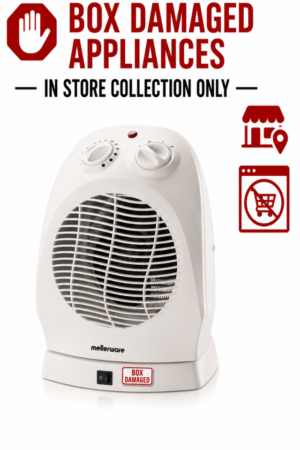 Mellerware – 35220 – White Oscilating Fan Heater