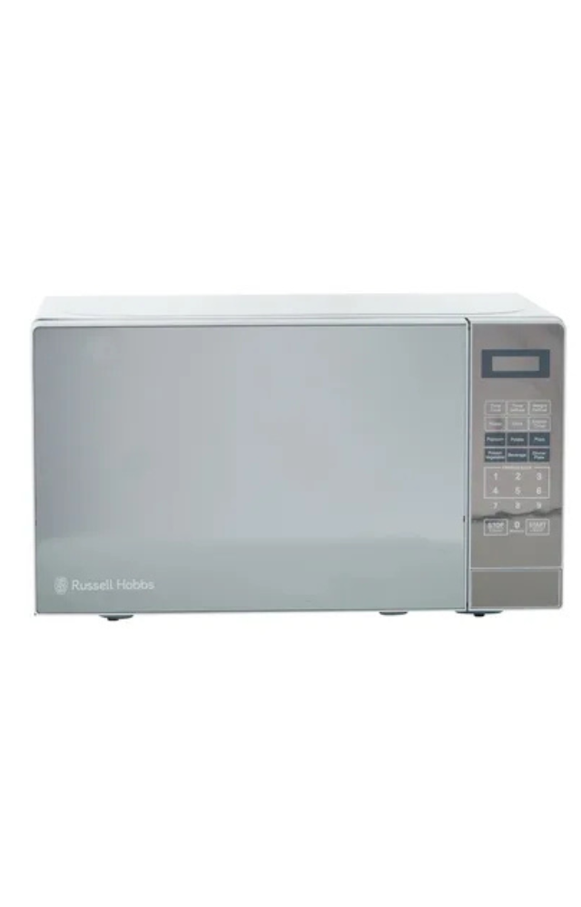 RUSSELL HOBBS 20L MANUAL MICROWAVE - MIRROR FINISH