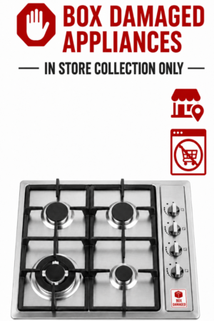 Goldair Stainless Steel 4-Burner Gas Hob