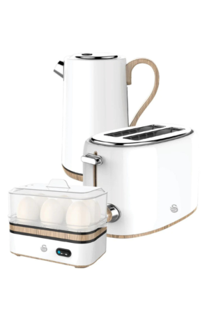 SWAN WHITE WOODEN BREAKFAST PACK
