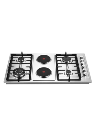 GOLDAIR 4-BURNER GAS + 2 PLATE ELECTRIC HOB (NEW)