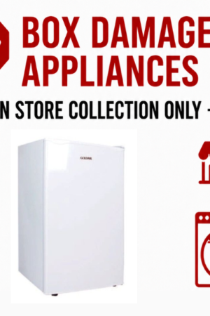 GOLDAIR 115L UPRIGHT BAR FREEZER (BOXED DAMAGED)