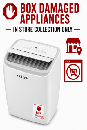 GOLDAIR PORTABLE AIR CONDITIONER - WHITE (B/D)