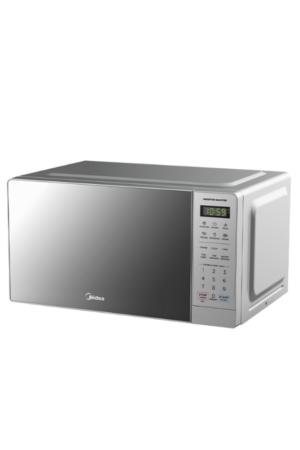 MIDEA 20L DIGITAL MIRRORISH MICROWAVE - SILVER (NEW)