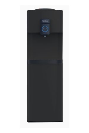 MIDEA TOP-LOADING WATER DISPENSER WITH AN INTEGRATED BOTTOM REFRIGERATOR CABINET - BLACK (NEW)