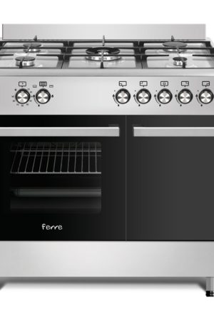 FERRE 90X60 FULL GAS FREESTANDING COOKER WITH GAS BOTTLE COMPARTMENT (NEW)