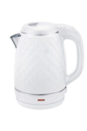 GOLDAIR 1.5L LEATHER LOOK KETTLE - WHITE (NEW)