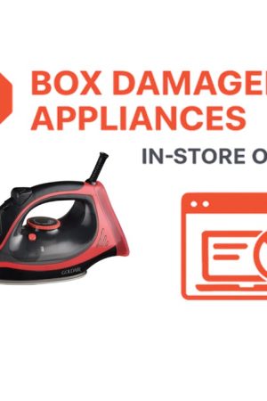 GOLDAIR SURGE STEAM IRON - BLACK & RED (B/D)