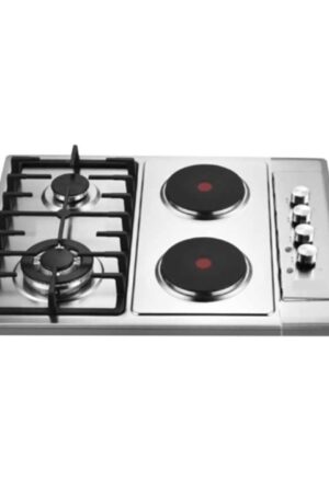 GOLDAIR BUILT-IN 2 BURNER GAS + 2 PLATE ELECTRIC HOB (NEW)