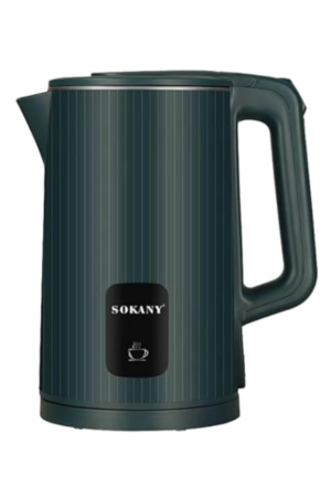 SOKANY 2.5L CORDLESS ELECTRIC KETTLE - DARK GREEN
