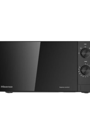 HISENSE 20L MECHANICAL/MANUAL MICROWAVE - BLACK (NEW)