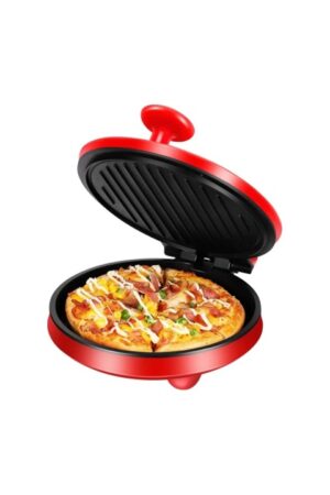 SOKANY PORTABLE ELECTRIC PIZZA MAKER - RED (NEW)