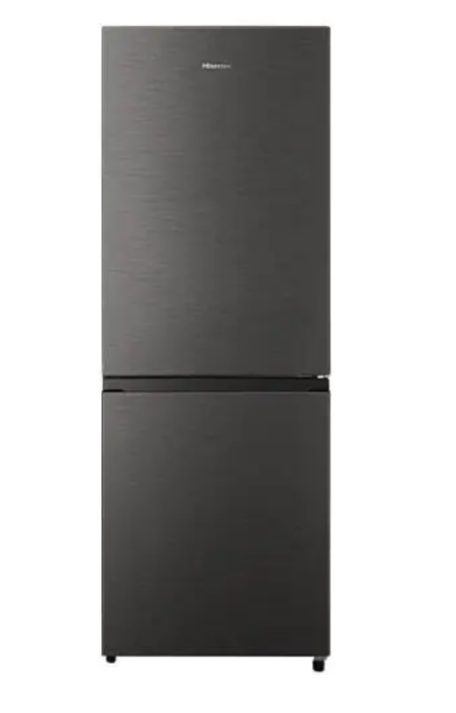 HISENSE 223L FRIDGE/FREEZER - TITANIUM INOX (NEW)