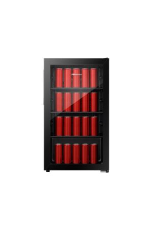 HISENSE 91L BEVERAGE COOLER - BLACK (NEW)