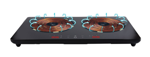 MELLERWARE "CAPRI" GLASS DOUBLE INDUCTION COOKER - BLACK (BOXED DAMAGED) - Image 5