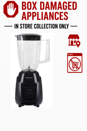 MELLERWARE 1L "FUSION" JUG BLENDER- BLACK (BOXED DAMAGED)