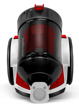 MELLERWARE "INNOVAC" BAGLESS VACUUM CLEANER - CYCLONE RED (BOXED DAMAGED) - Image 3