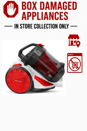 MELLERWARE "INNOVAC" BAGLESS VACUUM CLEANER - CYCLONE RED (BOXED DAMAGED)
