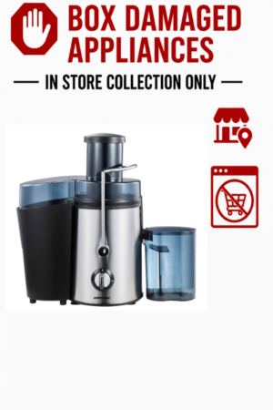 MELLERWARE "LIQUAFRESH" JUICE EXTRACTOR - STAINLES STEEL BRUSHED (BOXED DAMAGED)