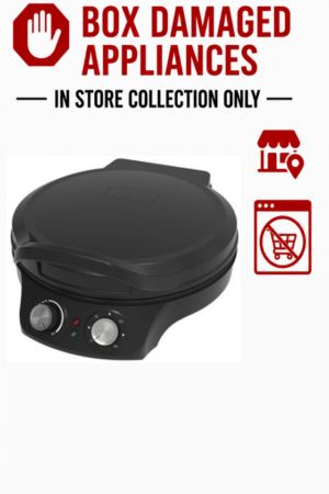 MELLERWARE "PIZZAPAL" PIZZA MAKER - BLACK (BOXED DAMAGED)