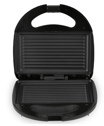 MELLERWARE 2-SLICE "MERCURY" NON-STICK SANDWICH MAKER - BLACK (BOXED DAMAGED) - Image 5
