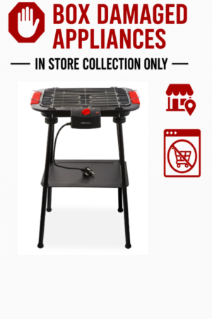 MELLERWARE "GRILL MASTER STAND" ELECTRIC GRILL + STAND (BOXED DAMAGED)