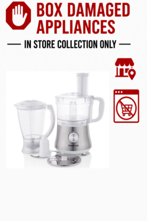 TAURUS "PROCESSADOR BASIC" FOOD PROCESSOR - WHITE (BOXED DAMAGED)