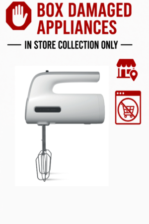 TAURUS "STATION GREY" HAND MIXER - GREY (BOXED DAMAGED)